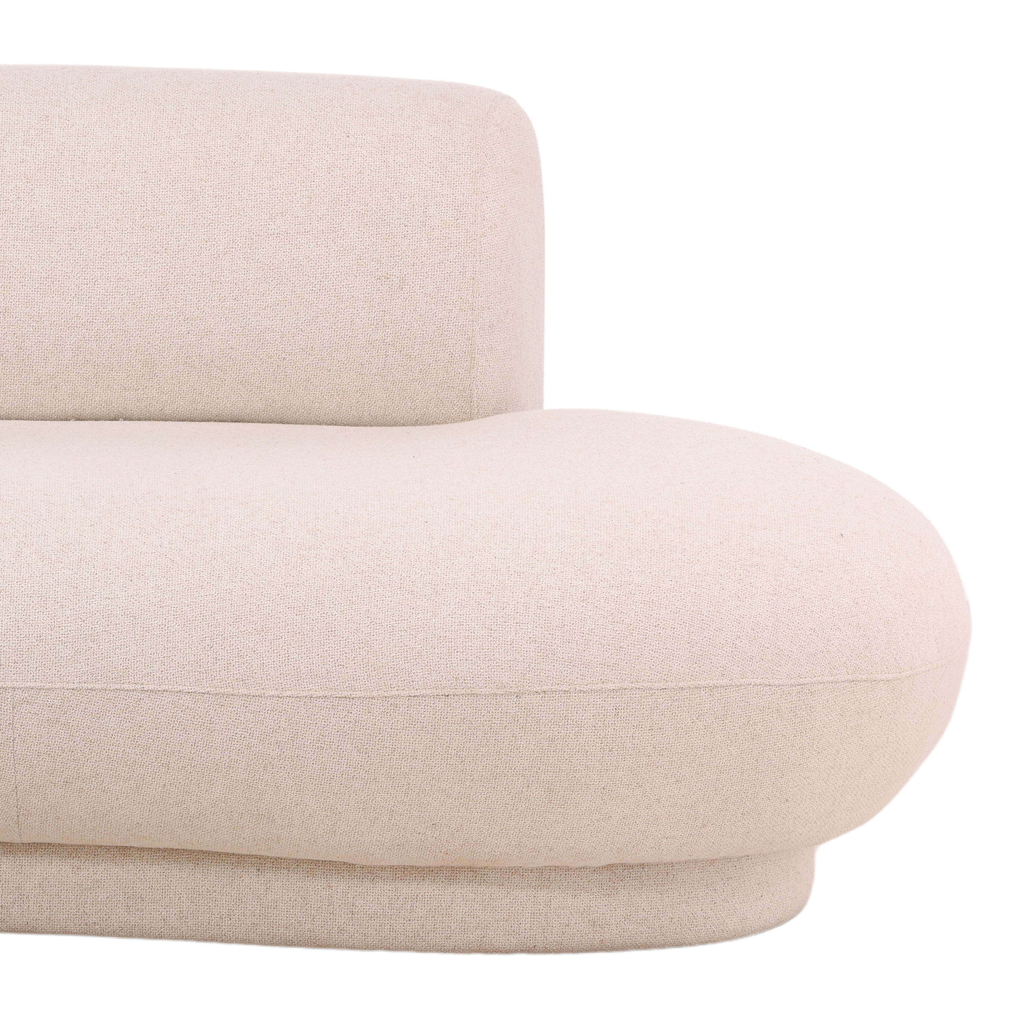 Lake Chaise Sectional Cream C0 large image 