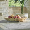 Organic Embrace Outdoor Teak Bowl, Decorative Tray by Uttermost, 19.7" width x 3.54" height x 19.7" depth thumbnail 2