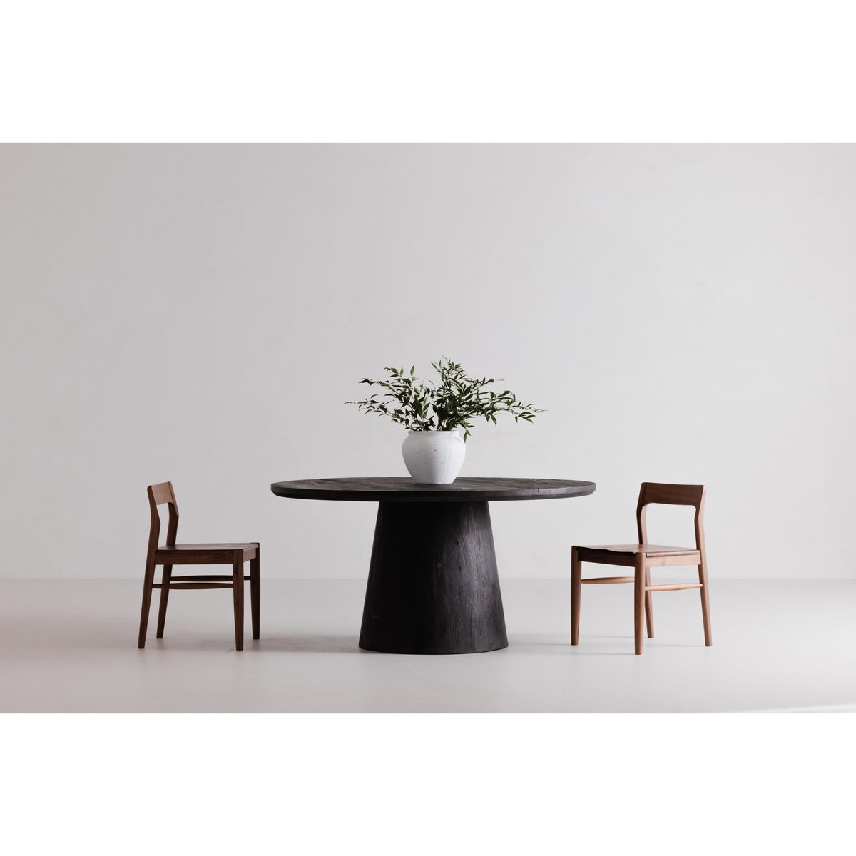 Owing Dining Chair Walnut Brown - Set Of Two, by Moe's Home, 19.5" width x 30" height x 20" depth View 10