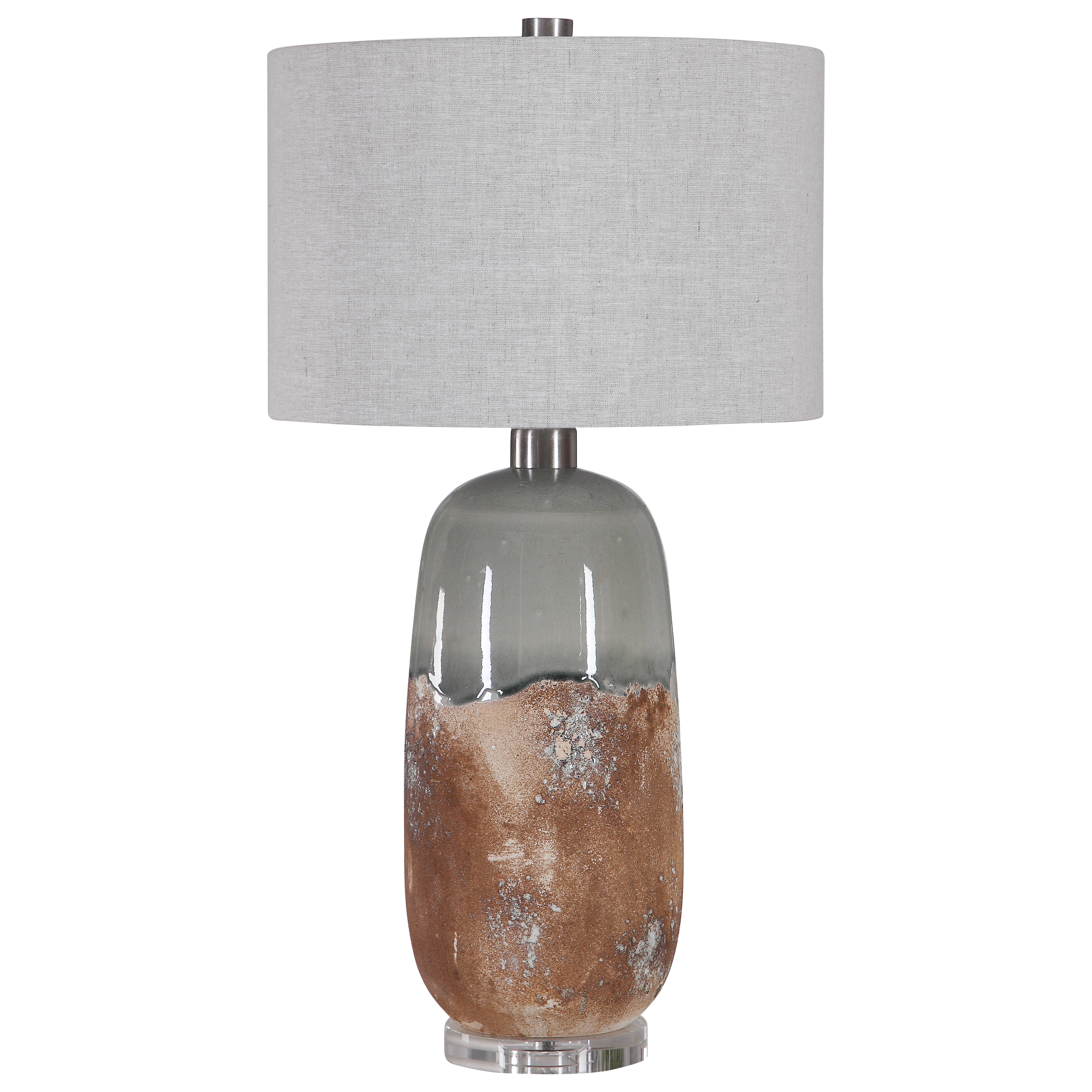 Maggie Ceramic Table Lamp, by Uttermost, 16" width x 30.25" height x 16" depth View 4