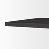 Tarro 84' Rectangular Textured Black Wood with Geometrical Base Dining Table thumbnail 8