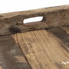 Carson (Large) 30L x 30W Brown Reclaimed Wood Tray thumbnail 6