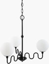 Onde Chandelier, by Surya, 21" length x 21" width x 26" height thumbnail