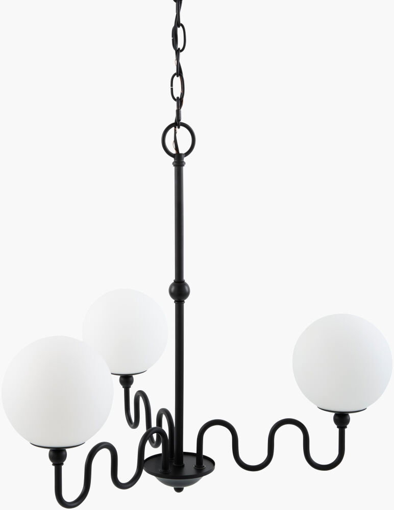 Onde Chandelier, by Surya, 21" length x 21" width x 26" height