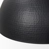 Karina 24' Round Matte Black Hammered Metal Dome Pendant Light thumbnail 7