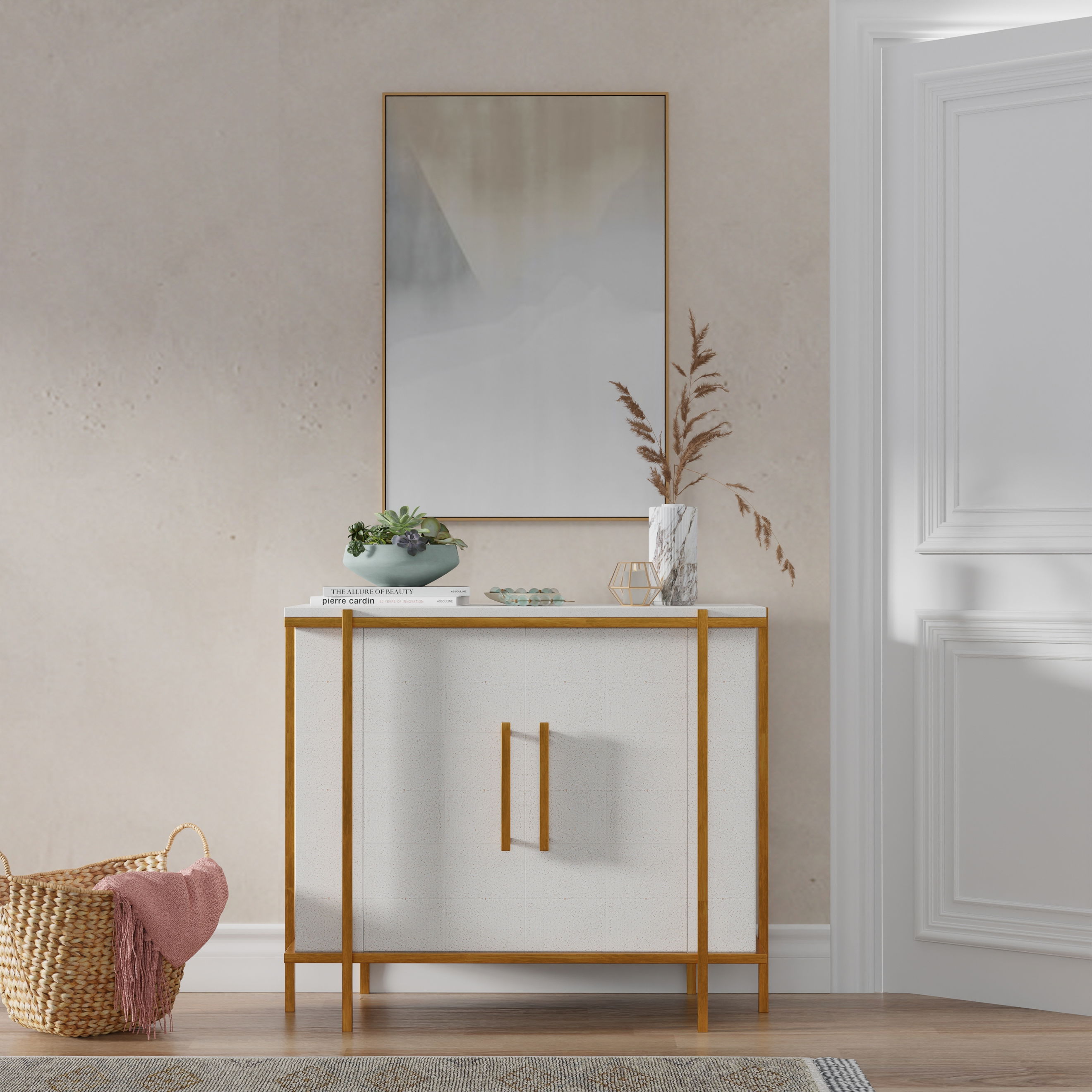 Blakely Door Chest, Osprey White large image 