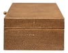 Gatsburg Shagreen Box, Tawny Brown, S/2 thumbnail 3