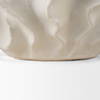 Vahn Sculptural Cream Glazed Decorative Ceramic Bowl, Vase by Mercana, 14.37" length x 14.37" width x 9.25" height thumbnail 8