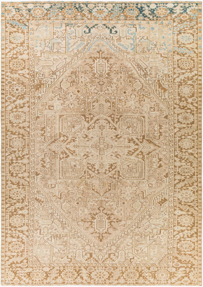 Antique One of a Kind Handmade Rug, by Surya, 11'7" length x 8'4" width
