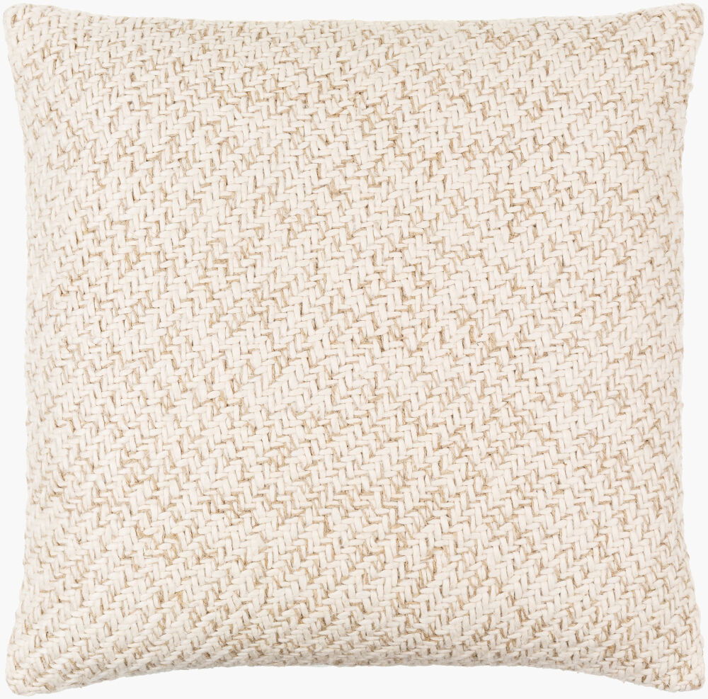 Ranell Accent Pillow Down, Decorative Pillow by Surya, 22" length x 22" width