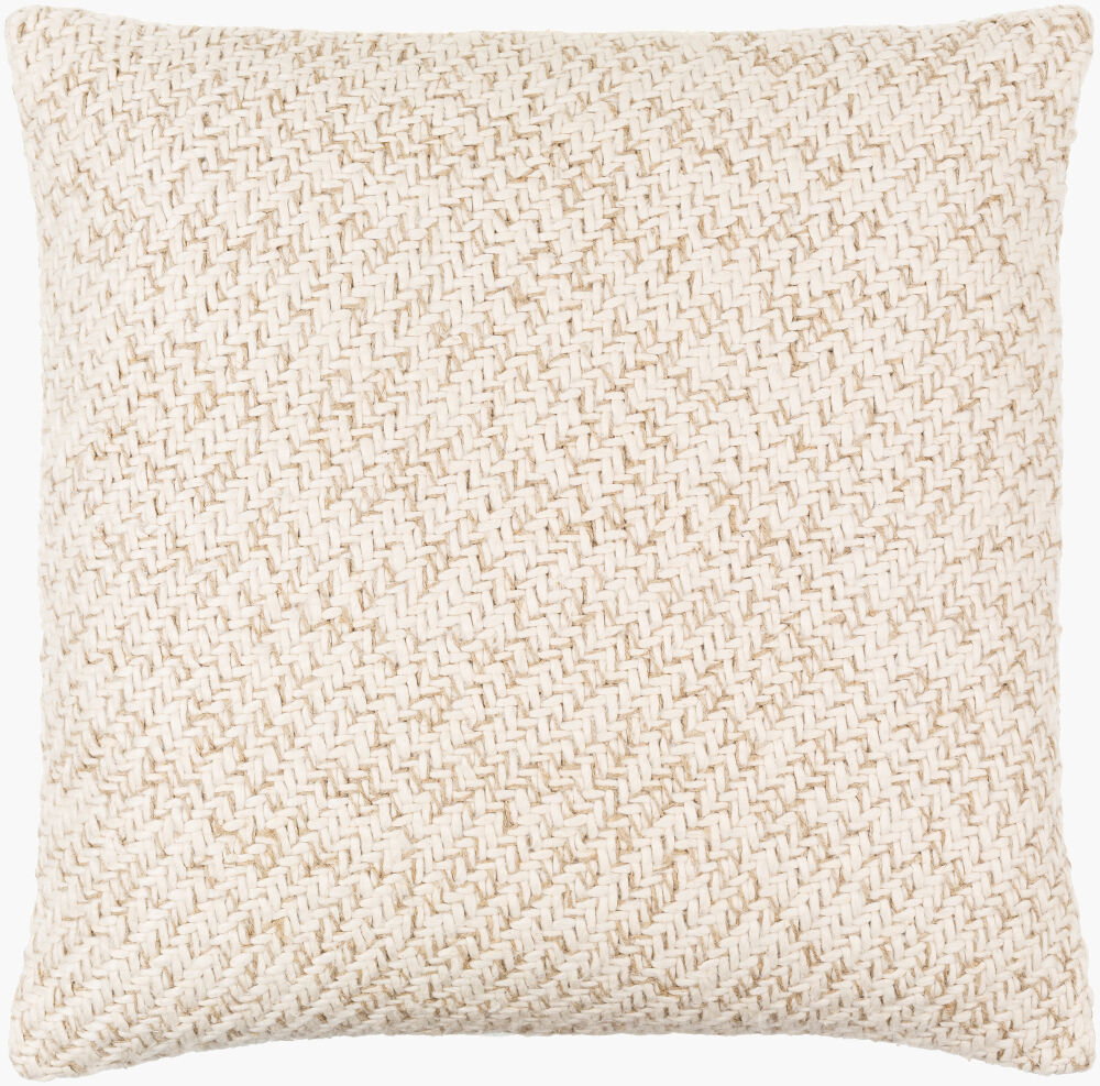 Ranell Accent Pillow Down, Decorative Pillow by Surya, 22" length x 22" width