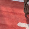 Coastal Seaside Wool Hand Tufted Orange & Ivory Area Rug thumbnail 7