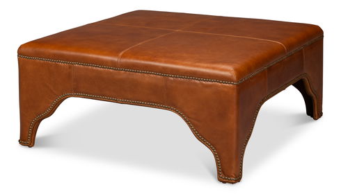 Streetman Cocktail Ottoman, Havana Brown