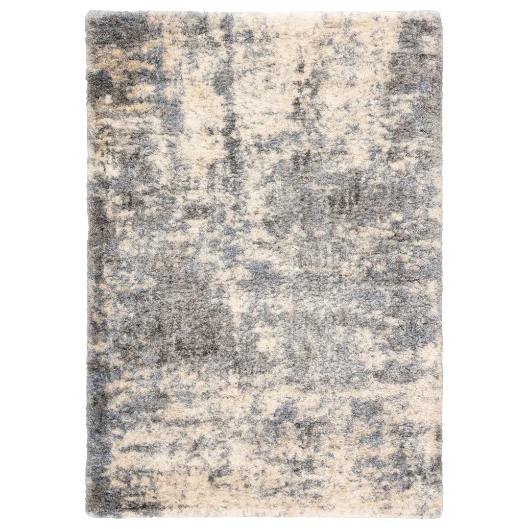Jaipur Living Edern CEN01 Handknotted Stripes Black Area Rug (9'x12') large image 