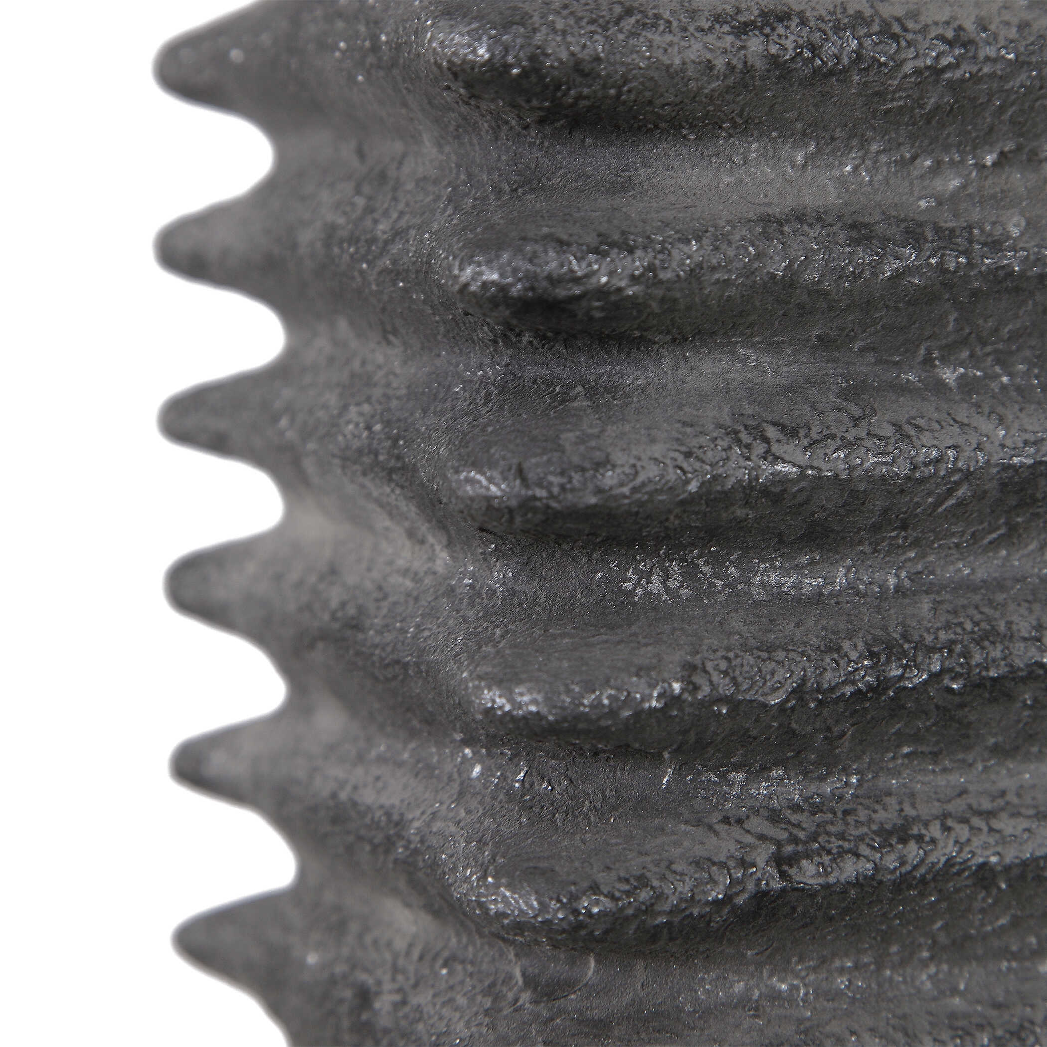 Sanderson Metallic Charcoal Table Lamp, by Uttermost, 16" width x 26.5" height x 10" depth View 8