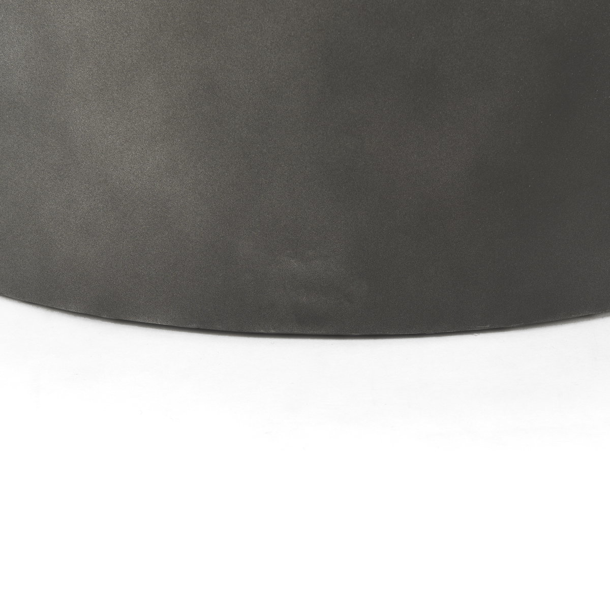 Eclipse Gunmetal Gray Drum Base with Brown Wood Top Nested Coffee Table, by Mercana, 36.22" length x 36.22" width x 17.32" height View 12