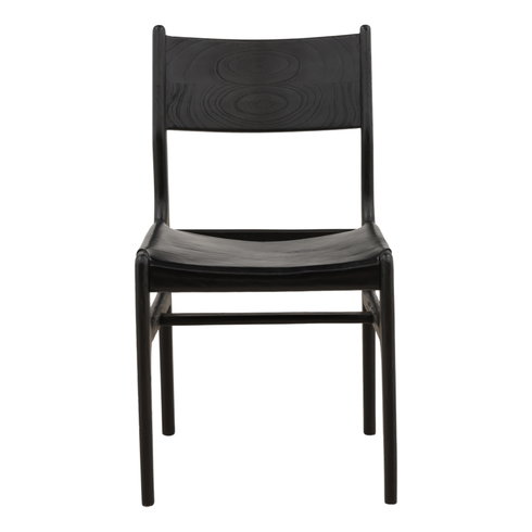 Leander Dining Chair Set of 2 Black
