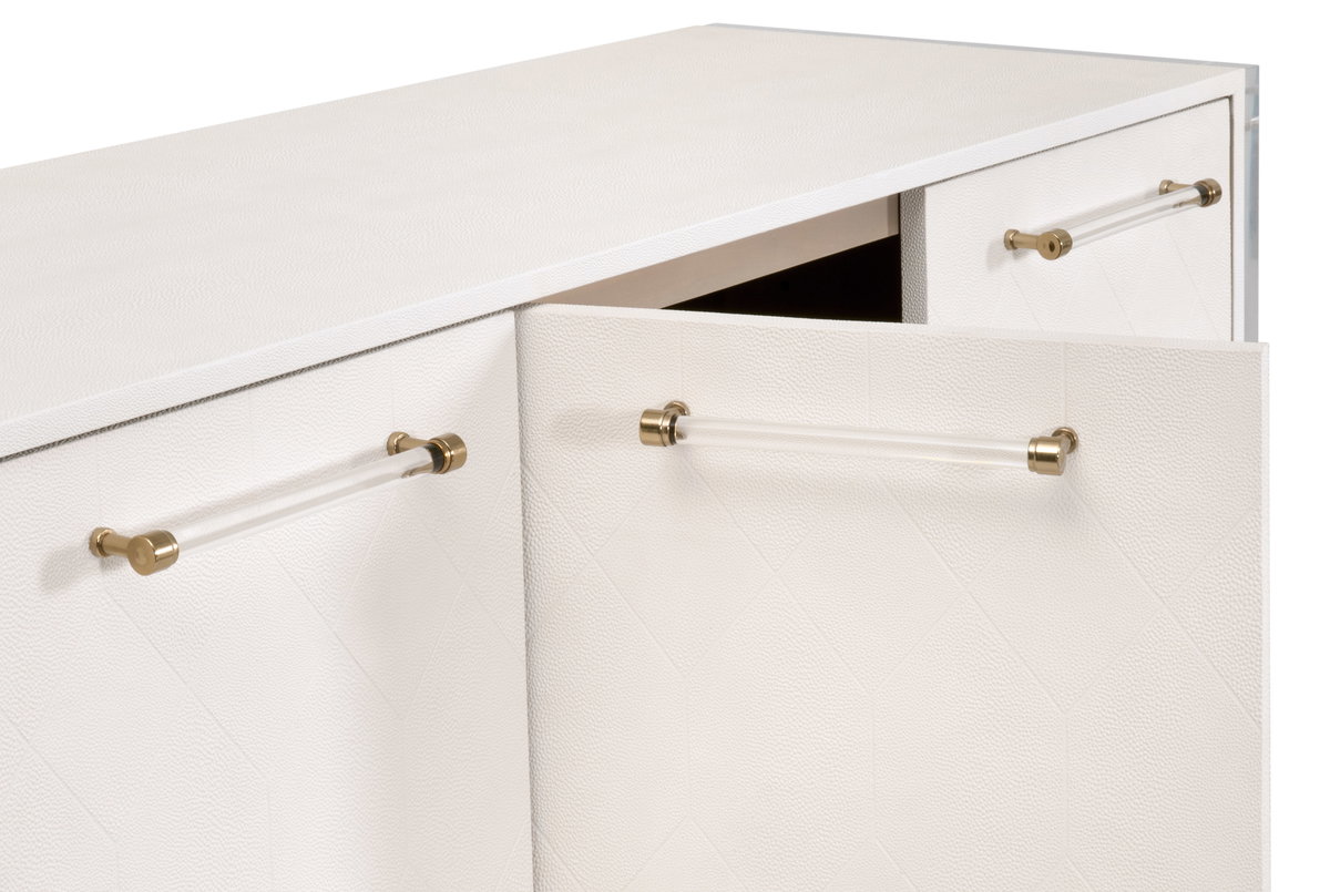 Sonia Shagreen Media Sideboard, Cabinets & Sideboard by Essentials for Living, 67" width x 34.5" height x 19" depth View 14