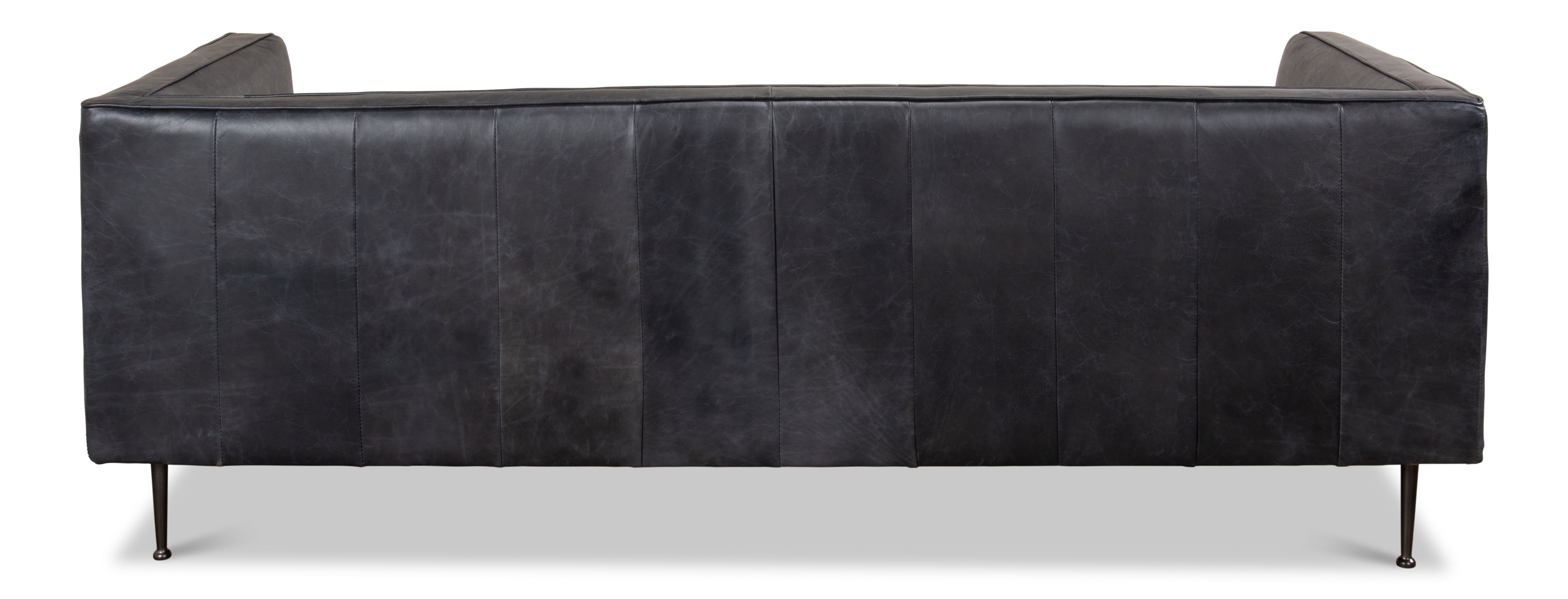*Lexington Sofa Nottinghill Grey Leather, Sofas & Sectional by Sarreid, 83" length x 31" width x 28" height View 7