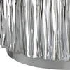 Echo Modern Nickel Drink Table, Side & End Table by Uttermost, 10.5" width x 22.75" height x 10.5" depth thumbnail 8