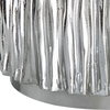 Echo Modern Nickel Drink Table, Side & End Table by Uttermost, 10.5" width x 22.75" height x 10.5" depth thumbnail 8