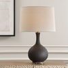 Rimini Black Glaze Table Lamp thumbnail 1