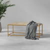 Montvale Coffee Table/Bench, by Sarreid, 2' length x 4' width x 1'6" height thumbnail 12