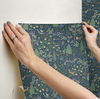 Woodland Navy Peel & Stick Wallpaper thumbnail 4