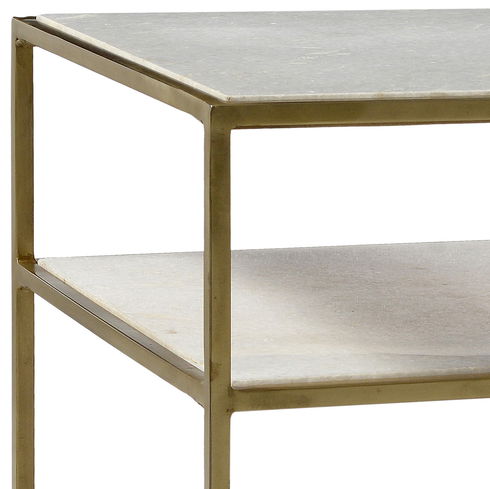 Higgins Side Table Brass