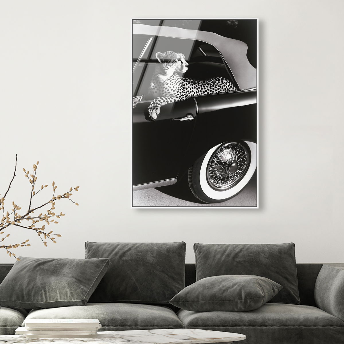 Convertible Feline I (No Embellishment), Art by Oliver Gal,  30x45 View 3