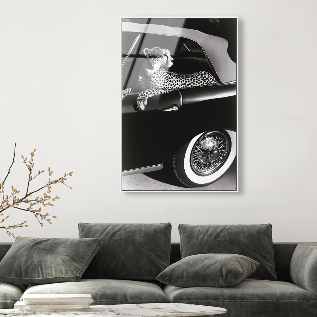 Convertible Feline I (No Embellishment), Art by Oliver Gal,  30x45 View 3