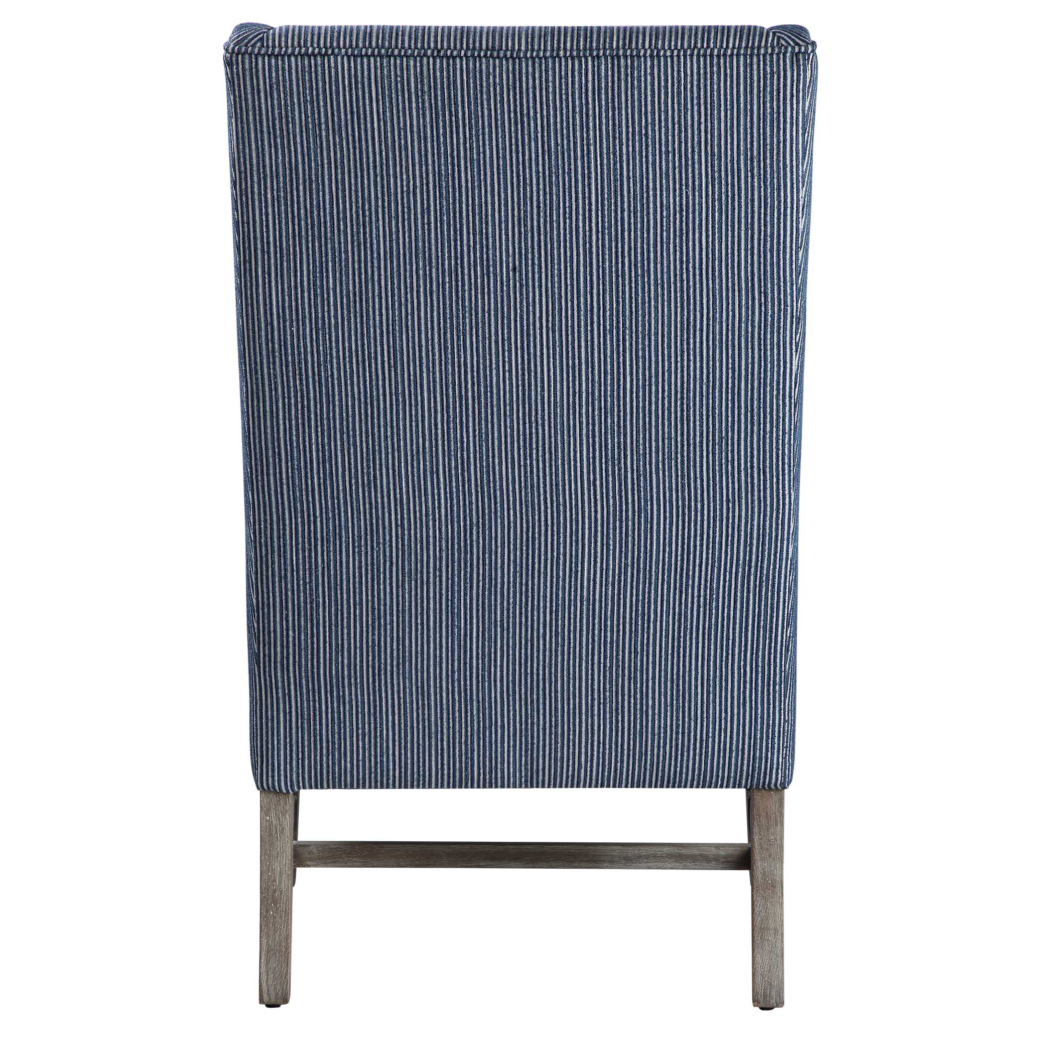 Galiot Wingback Accent Chair, Furniture by Uttermost, 27" width x 44" height x 33" depth View 7