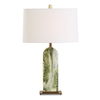 Moorea Green Marble Table Lamp, by Uttermost, 18" width x 28.25" height x 10" depth thumbnail 1