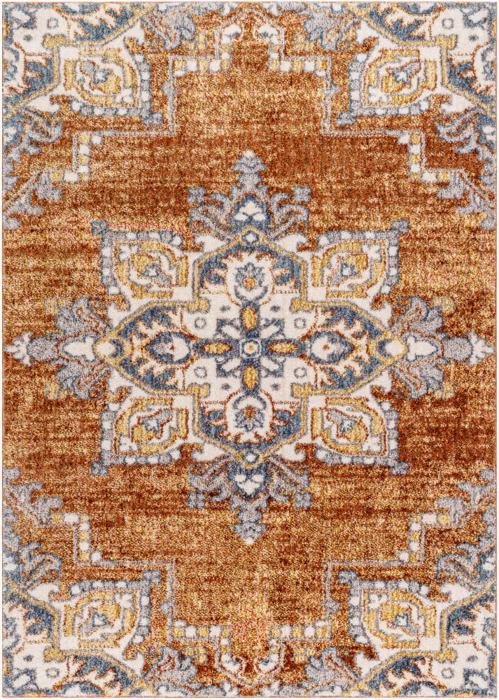 Monet Machine Woven Rug, by Surya, 1'3.75" length x 1'3.75" width