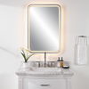 Crofton Lighted Black Vanity Mirror thumbnail 1
