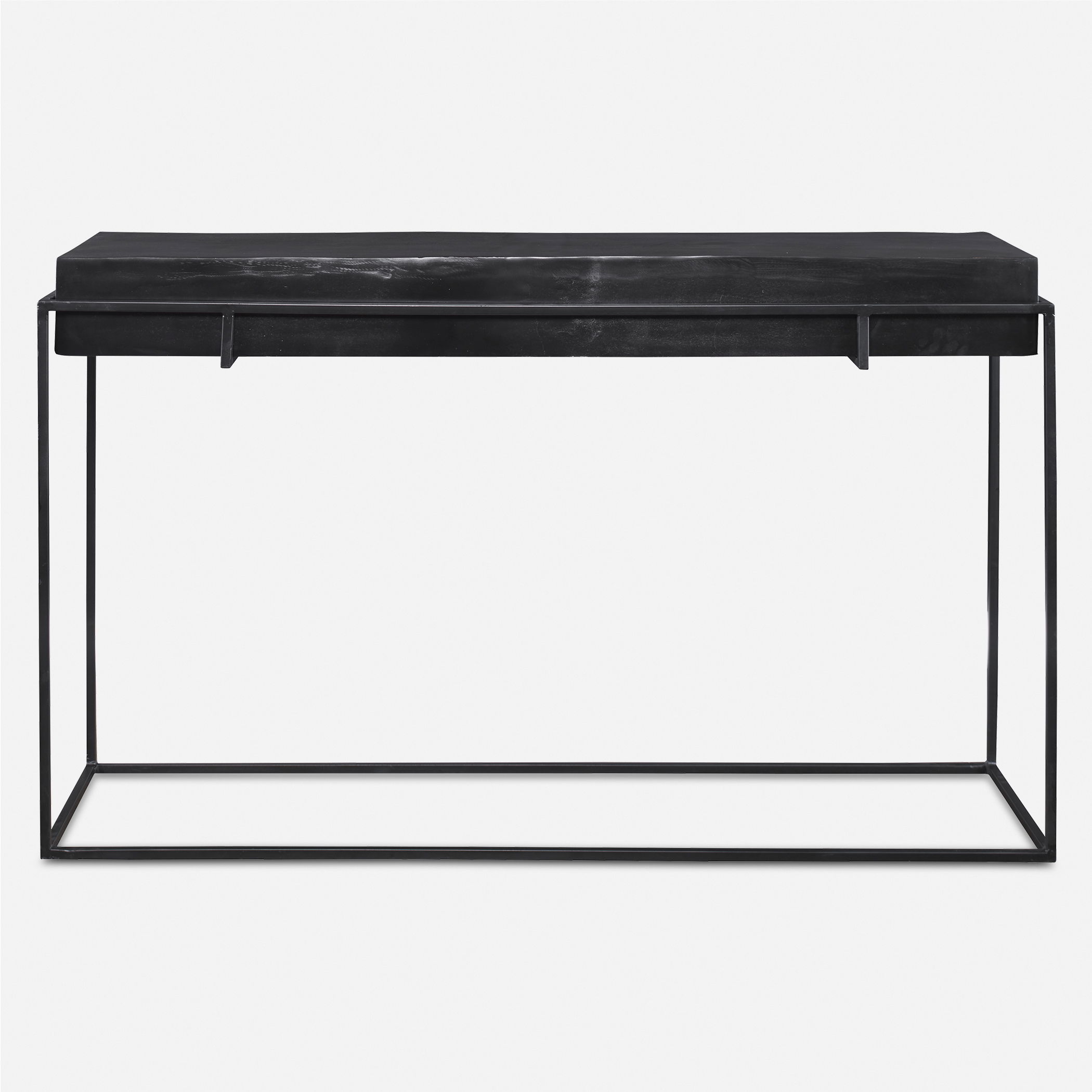 Telone Modern Black Console Table large image 