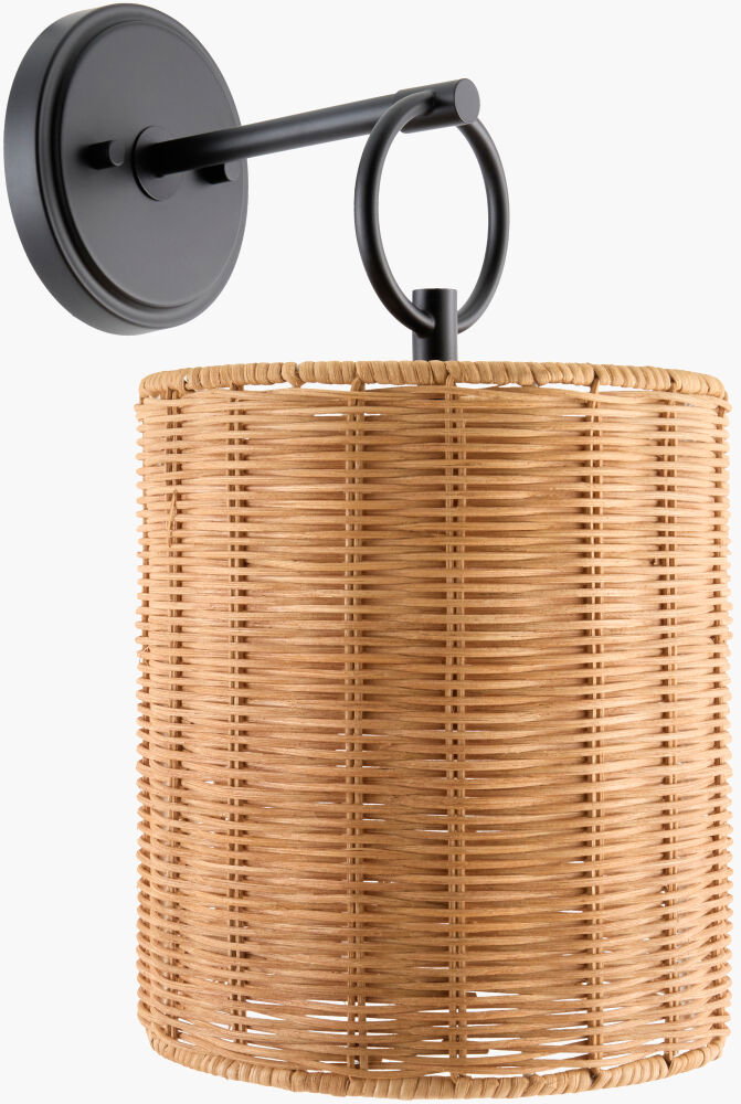 Movita Wall Sconce, by Surya, 10" length x 8" width x 16" height