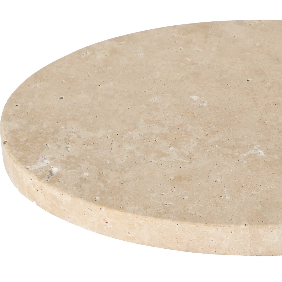 Feranno Travertine Accent Table, Side & End Table by Uttermost, 12" width x 22" height x 8" depth View 8