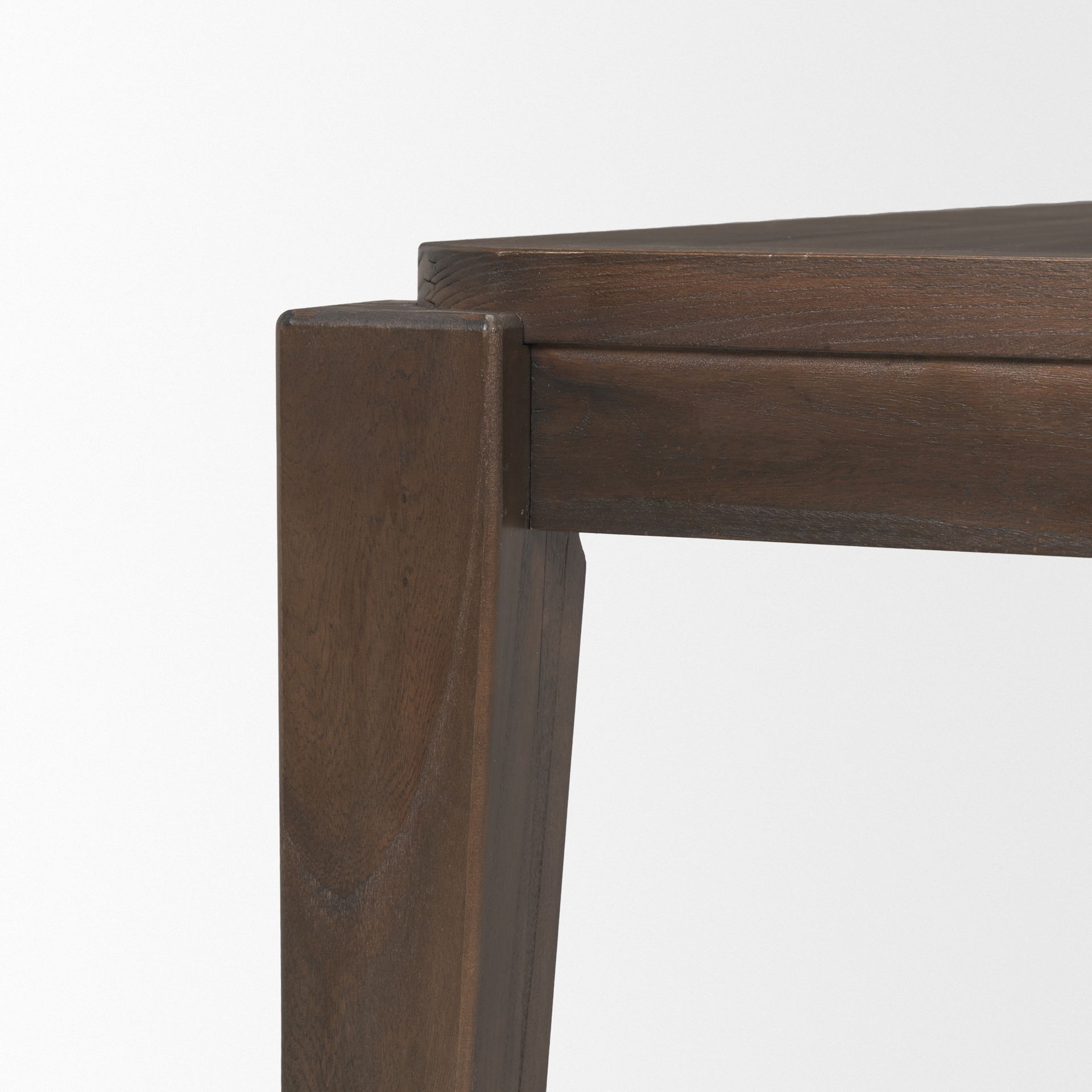 Teva Dark Brown Wood Rectangular 72' Dining Table large image 