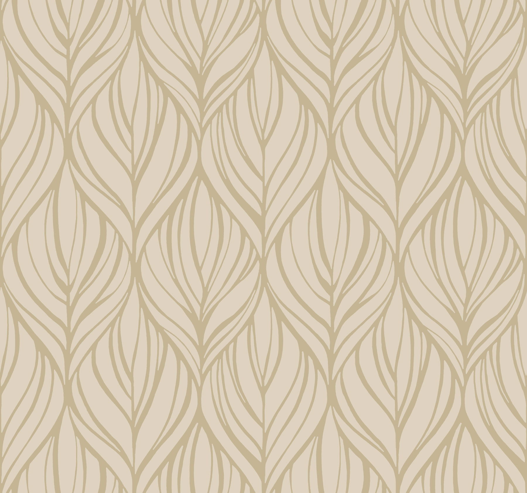 Palma Taupe & Silver Wallpaper large image 