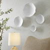 Lucky Coins White Metal Wall Bowls Set/4, Art by Uttermost, 11" width x 11" height x 2.5" depth thumbnail 4