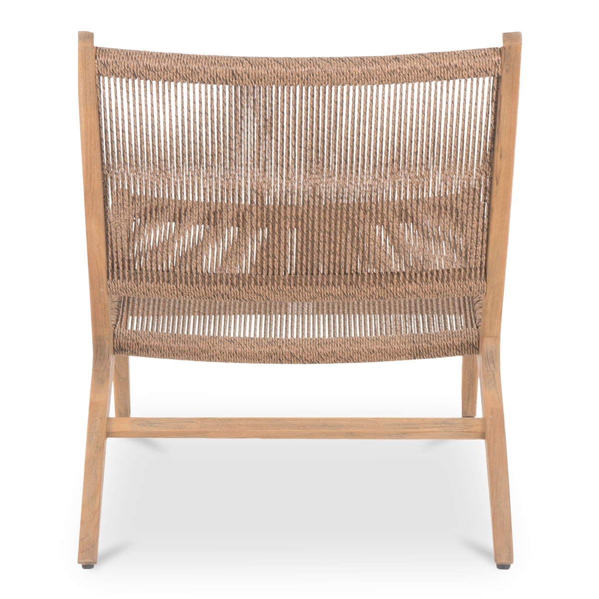 Palma Outdoor Lounge Chair Warm Brown, Outdoor Chair by Moe's Home, 2'1.5" width x 2'7" height x 2'11" depth View 6