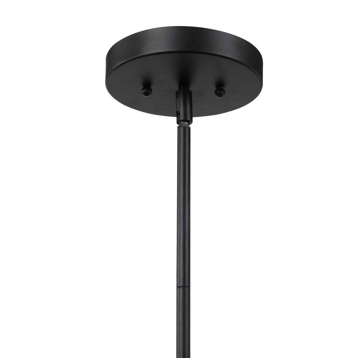 Holgate 1 Light Black Pendant, by Uttermost, 1'2" width x 10" height x 1'2" diameter x 1'2" depth View 6