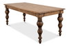 Oak Dining Table, by Sarreid, 3'1" length x 7' width x 2'7" height thumbnail 3