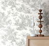 Campagne Toile Grey Wallpaper, by York Wall, 33' length x 1'8.5" width x 0.02" depth thumbnail 2
