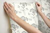 Magnolia Home Wildflower Black & White Peel & Stick Wallpaper thumbnail 6