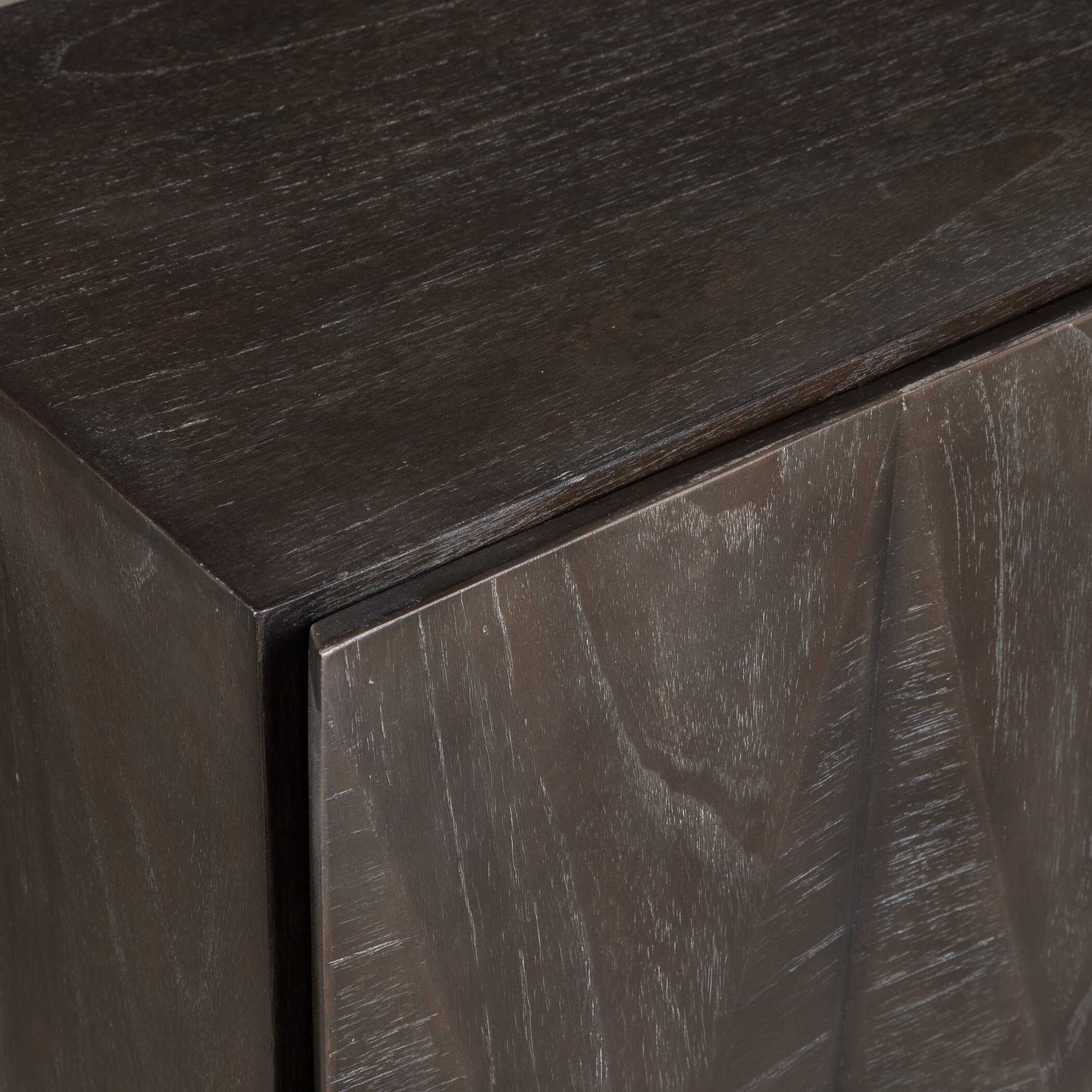 Marico 2 Door Mindi Cabinet, Furniture by Uttermost, 32" width x 34" height x 13.75" depth View 8