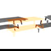 Antares Coffee Table, Amber, Living Room by Greenington, 24" length x 48" width x 17.5" height thumbnail 1