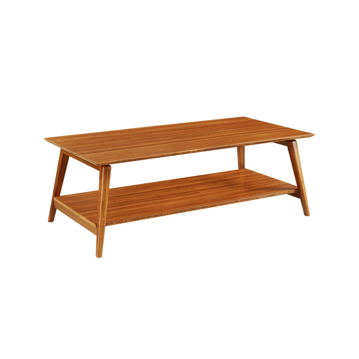 Antares Coffee Table, Amber, by Greenington, 24" length x 48" width x 17.5" height View 1