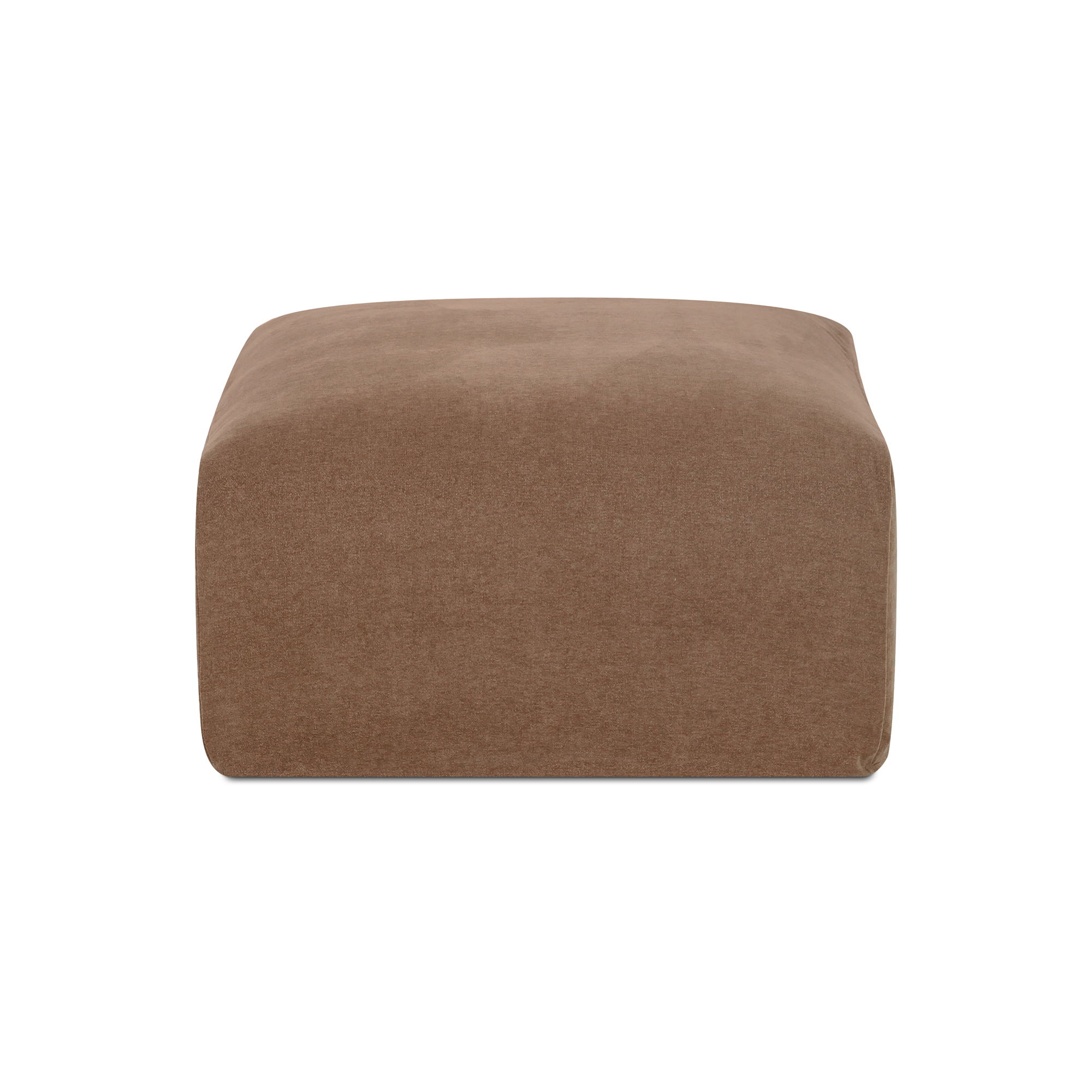 Isla Ottoman Mocha, by Moe's Home, 33.8" width x 18.5" height x 41.7" depth View 3